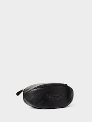 Osprey London Black The Rugger Saddle Leather Washbag - Image 5 of 5