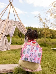 Cath Kidston Lilac Purple Rosette Print Kids 2 in 1 Backpack - Image 1 of 6