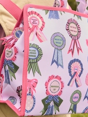 Cath Kidston Lilac Purple Rosette Print Kids 2 in 1 Backpack - Image 2 of 6