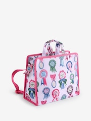 Cath Kidston Lilac Purple Rosette Print Kids 2 in 1 Backpack - Image 5 of 6