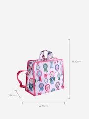 Cath Kidston Lilac Purple Rosette Print Kids 2 in 1 Backpack - Image 6 of 6