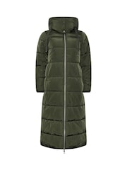 PixieGirl Petite Green Maxi Padded Coat - Image 5 of 6