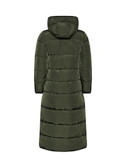 PixieGirl Petite Green Maxi Padded Coat - Image 6 of 6