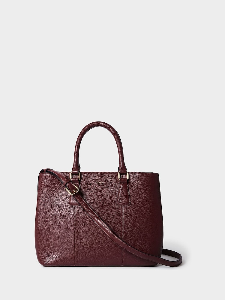 أحمر - حقيبة عمل جلد The Adaline من Osprey London - صورة 1 من 6