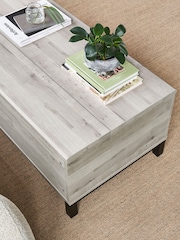 Grey Bronx Large Coffee Table With Drawers - Image 3 of 7