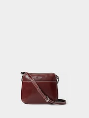 Osprey London Brown The Buckley Saddle Leather Cross-Body Bag - Image 1 of 5