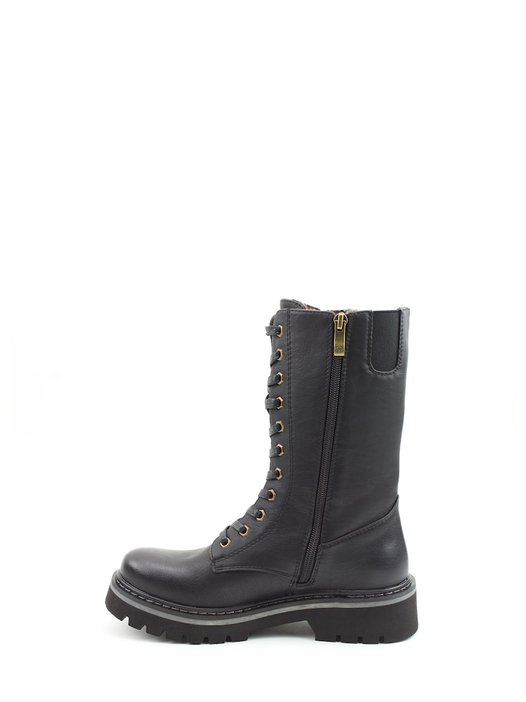 Heavenly Feet Black Bobbie Mid Boots - Image 2 of 6 Heavenly Feet Black Bobbie Mid Boots - Image 2 of 6