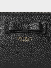 Чорний - Osprey London Шкіряний косметичний чохол The Bow - Image 4 of 5