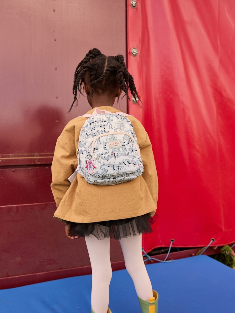 Cath Kidston Ecru Ballet Print Mini Backpack - Image 1 of 5