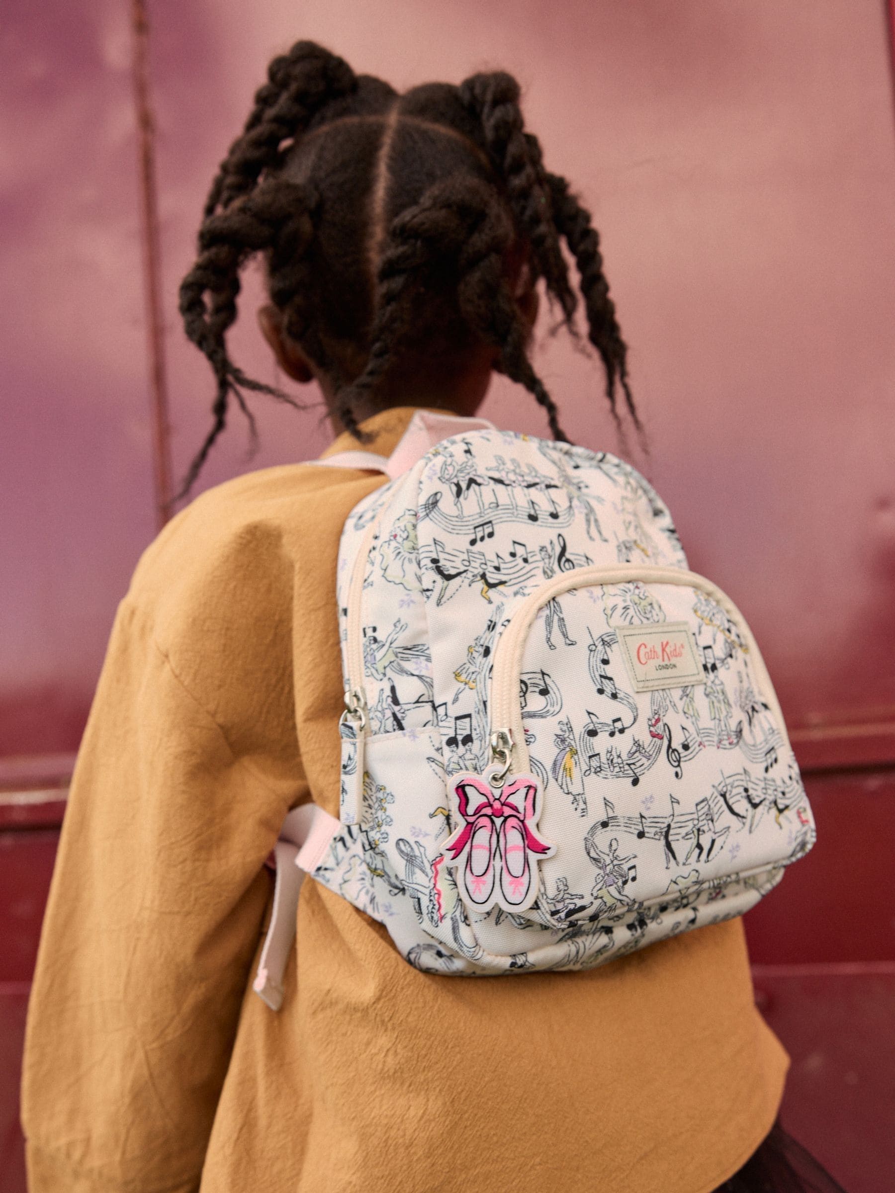 Buy Cath Kidston Ecru Ballet Print Mini Backpack from Next Luxembourg