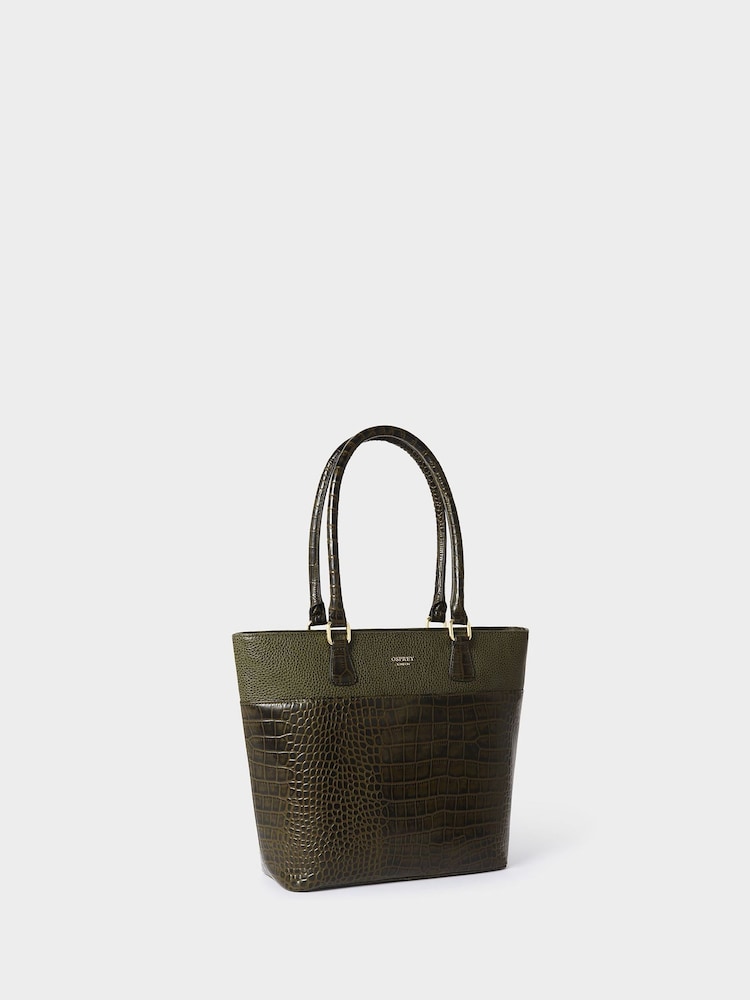 Osprey London Green The Kellie Leather Tote Bag - Image 2 of 5