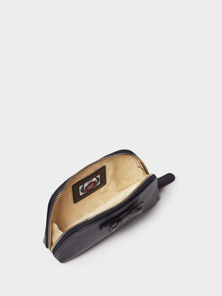 Синій - Osprey London Шкіряний косметичний чохол The Bow - Image 5 of 5