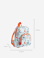 Cath Kidston Blue Sports Print Mini Backpack - Image 10 of 10