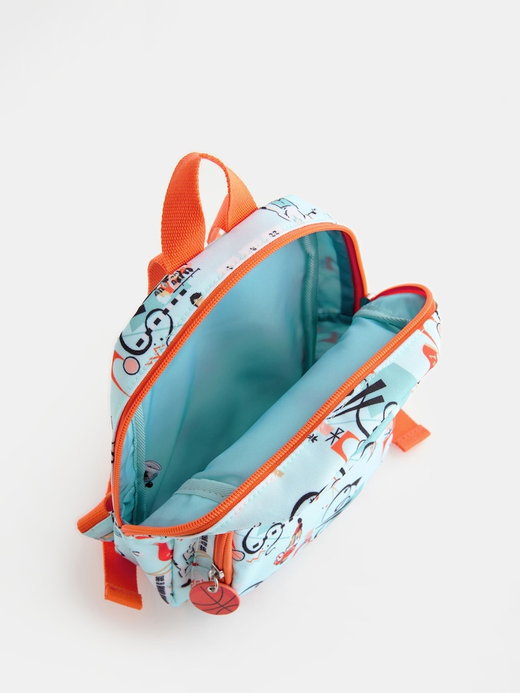 Niebieski z nadrukiem w motywy sportowe - Mały plecak Cath Kidston - Image 6 of 10