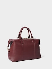 Rojo - Bolso de fin de semana de cuero The Adaline de Osprey London - Imagen 2 de 6