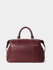 Rojo - Bolso de fin de semana de cuero The Adaline de Osprey London - Imagen 3 de 6
