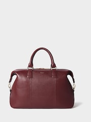 Rojo - Bolso de fin de semana de cuero The Adaline de Osprey London - Imagen 4 de 6