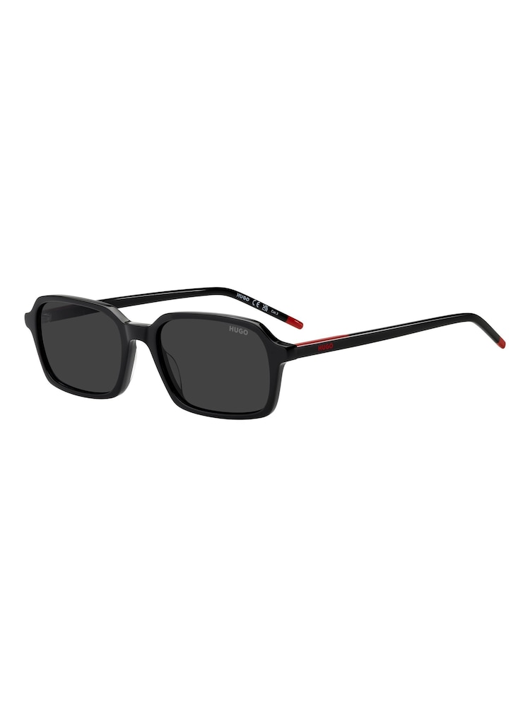 HUGO Black Rectangular Sunglasses - Image 1 of 6