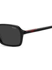HUGO Black Rectangular Sunglasses - Image 5 of 6
