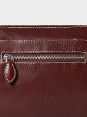 Osprey London Brown The Ruby Saddle Leather Cross-Body Bag - Image 4 of 5