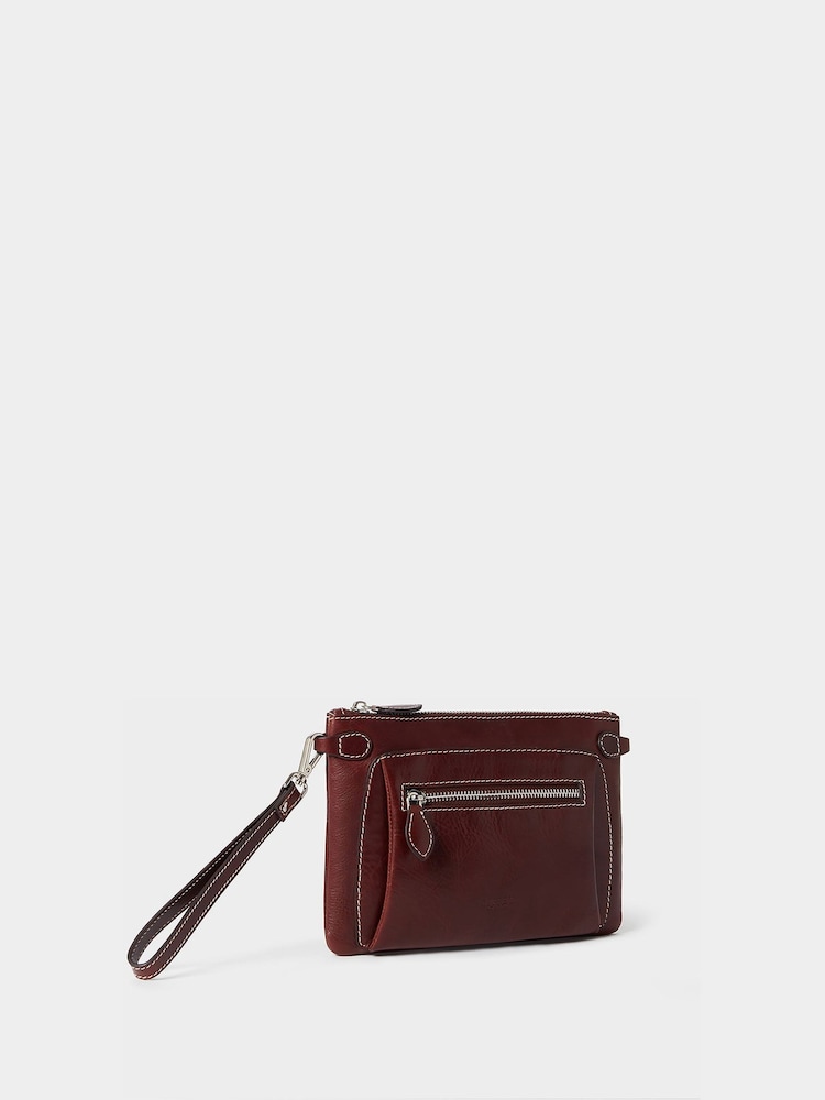 Osprey London Brown The Ruby Saddle Leather Cross-Body Bag - Image 5 of 5 Osprey London Brown The Ruby Saddle Leather Cross-Body Bag - Image 5 of 5