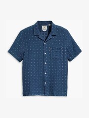 Levi's® Grid Indigo Double Cloth Sunset Camp Shirt - Image 5 of 7