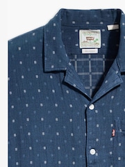 Levi's® Grid Indigo Double Cloth Sunset Camp Shirt - Image 6 of 7