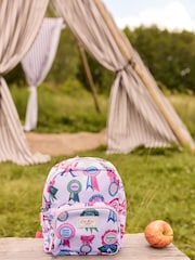 Cath Kidston Lilac Purple Rosette Print Mini Backpack - Image 1 of 6