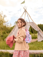 Cath Kidston Lilac Purple Rosette Print Mini Backpack - Image 2 of 6