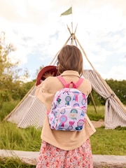 Cath Kidston Lilac Purple Rosette Print Mini Backpack - Image 3 of 6