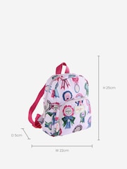 Cath Kidston Lilac Purple Rosette Print Mini Backpack - Image 4 of 6
