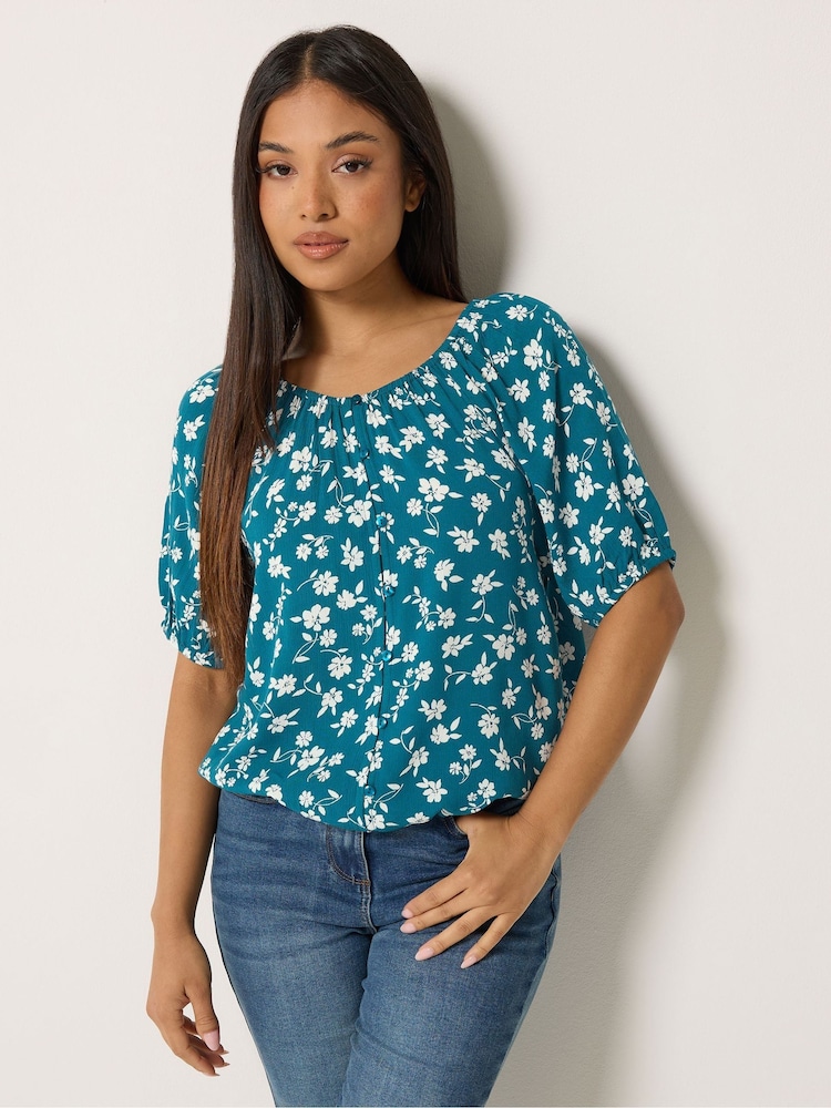 M&Co Petite Ditsy Blouse - 6суретінің 1 суреті