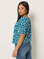M&Co Petite Ditsy Blouse - 6суретінің 3 суреті