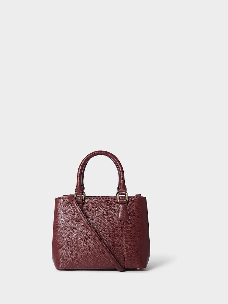 Osprey London Red The Mini Adaline Leather Grab Bag - Image 1 of 6