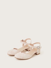 Monsoon Pink Lace Two Part Heels - Image 1 of 3