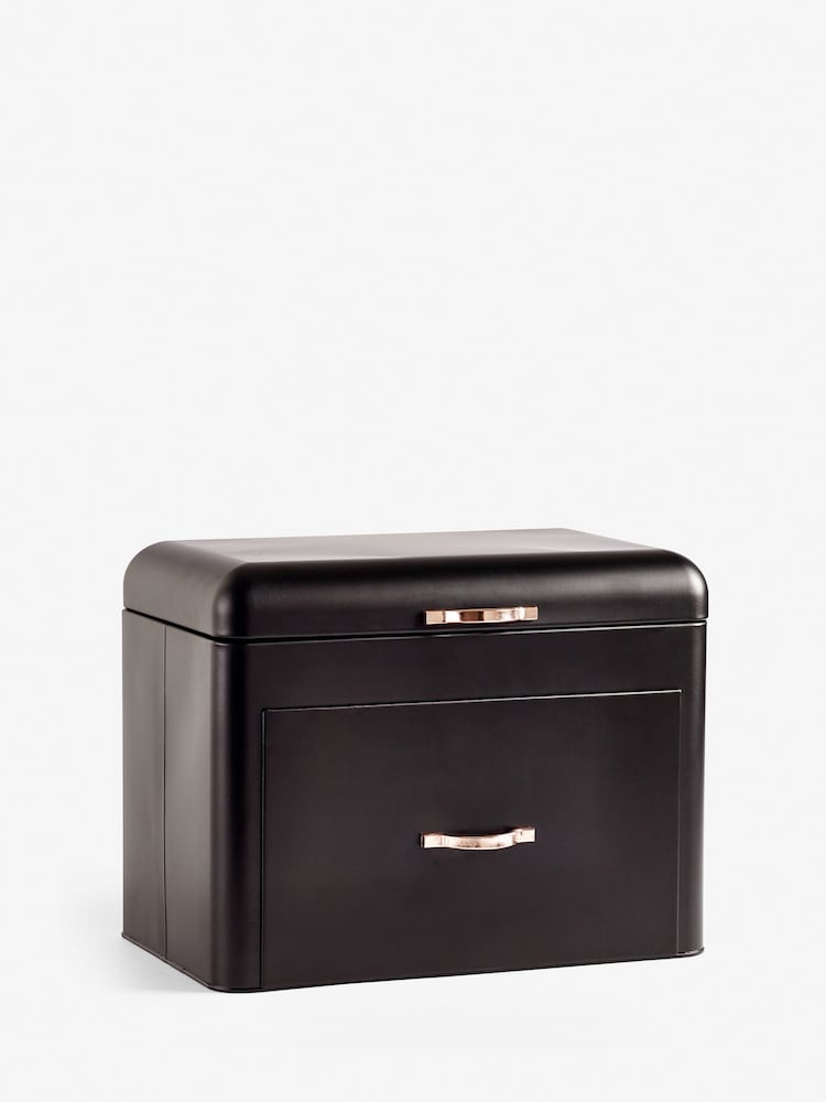 Black XL Drawer Bread Bin - Image 3 of 3