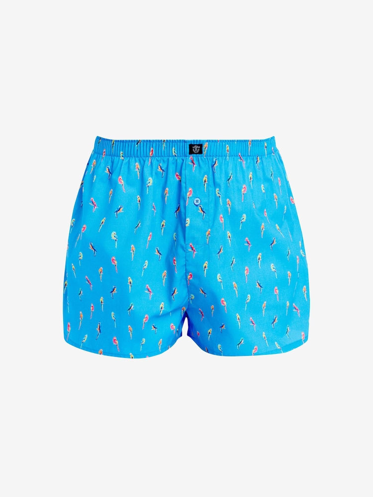 Bright Parrot 4 pack Woven Pure Cotton Boxers - Image 3 of 7