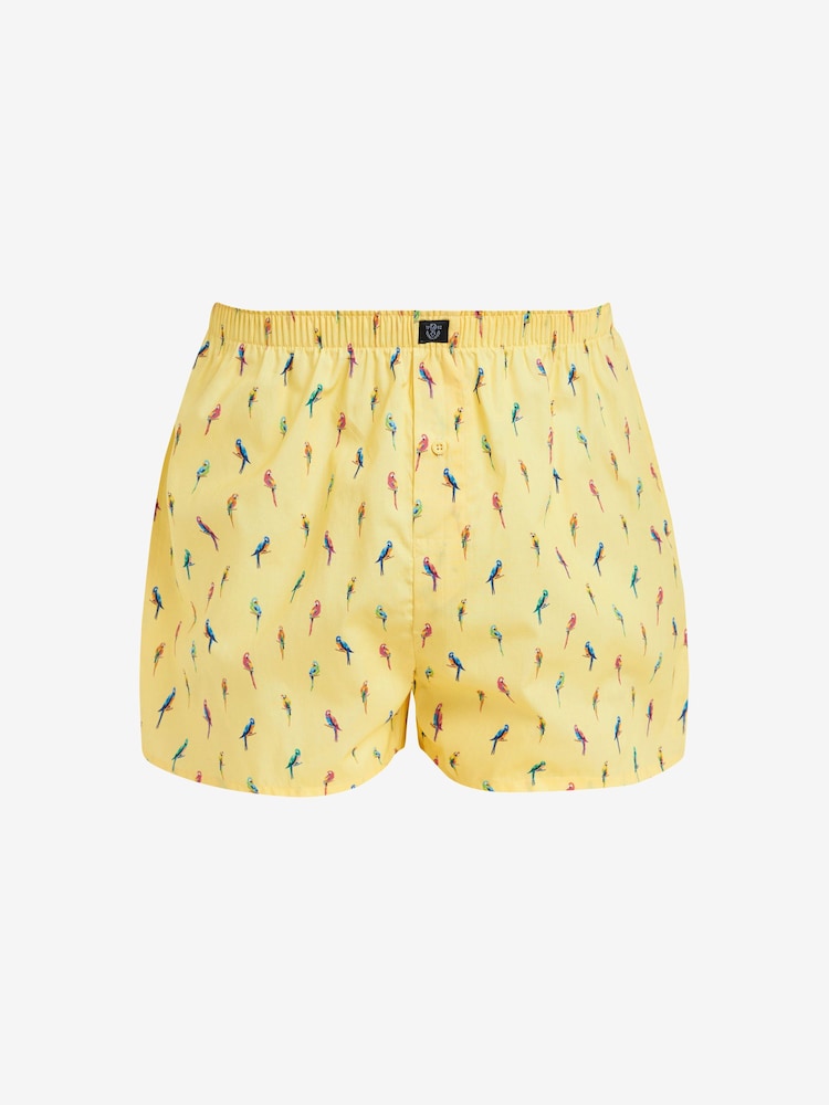 Bright Parrot 4 pack Woven Pure Cotton Boxers - Image 4 of 7