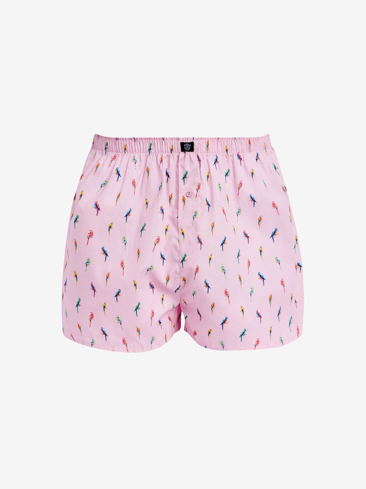Bright Parrot 4 pack Woven Pure Cotton Boxers - Image 5 of 7