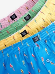 Bright Parrot 4 pack Woven Pure Cotton Boxers - Image 7 of 7