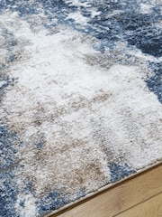 LIVABLISS Blue Marble Allegro Abstract Modern Marble Rug - Image 5 of 7