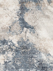 LIVABLISS Blue Marble Allegro Abstract Modern Marble Rug - Image 7 of 7