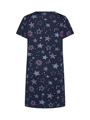 Yours Curve Star Mosaic Placket Midaxi Nightdress - Bild 6 von 6