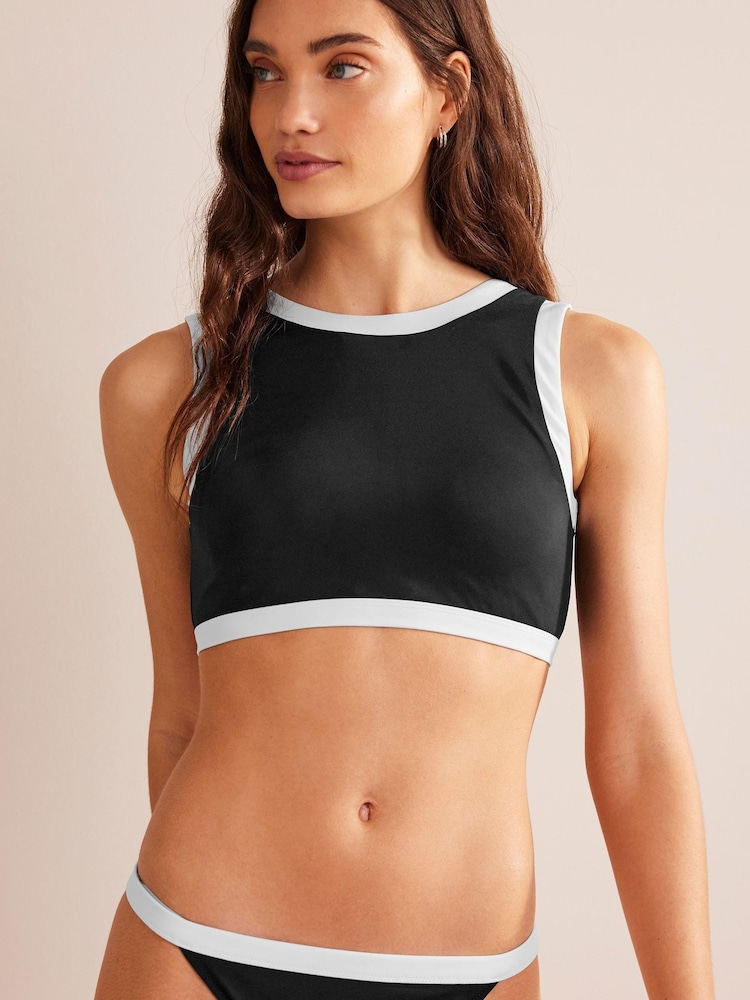 Boden Black Tanga Bikini Bottoms - Image 3 of 6