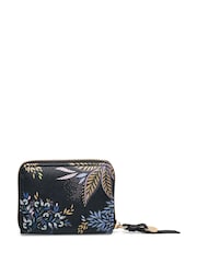 Sara Miller Black Small Zip Botanic Purse - Image 2 of 3