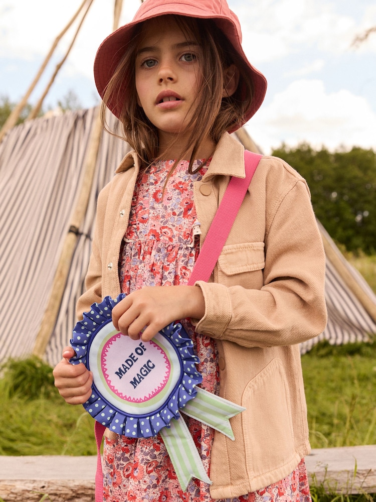 Cath Kidston Blue/Purple Rosette Cross Body Bag - Image 1 of 8