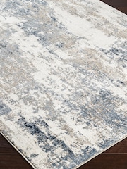 LIVABLISS Blue Haze Allegro Abstract Modern Marble Rug - Image 6 of 7