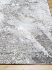 LIVABLISS Grey Marble Allegro Abstract Modern Marble Rug - Image 3 of 7