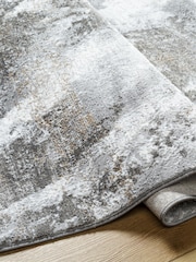 LIVABLISS Grey Marble Allegro Abstract Modern Marble Rug - Image 4 of 7