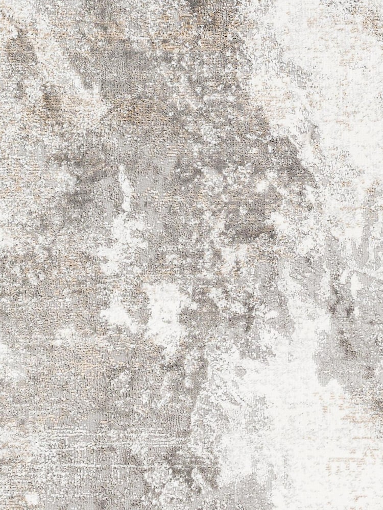 LIVABLISS Grey Marble Allegro Abstract Modern Marble Rug - Image 7 of 7